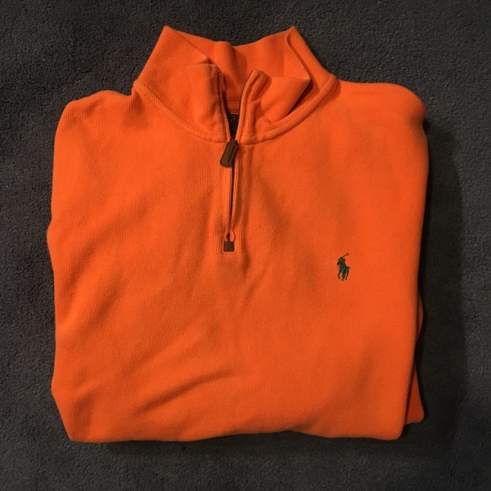 Polo Ralph Lauren Orange Frenchrib Pullover